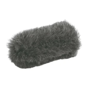 Sennheiser MZH 600 Fur Windscreen for MKE 600 Shotgun Mic: The MZH 600 fur windscreen from the side.