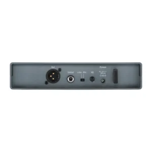 Sennheiser XSW 1-ME3 Wireless Headmic Set (548-572 MHz): The EM-XSW 1 rear panel, with its XLR and 6.3 mm outputs.