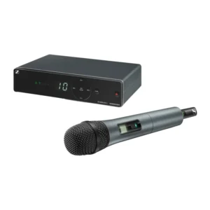 Sennheiser XSW 1-835 Wireless Vocal Set (548-572 MHz): The EM-XSW 1 receiver and SKM 835-XSW handheld transmitter.
