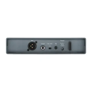 Sennheiser XSW 1-835 Wireless Vocal Set (548-572 MHz): The EM-XSW 1 rear panel, with its XLR and 6.3 mm outputs.