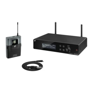 Sennheiser XSW 2-CI1 Wireless Instrument Set (548-572 MHz): The EM-XSW 2 receiver, the SK-XSW bodypack, and the CI 1 cable.