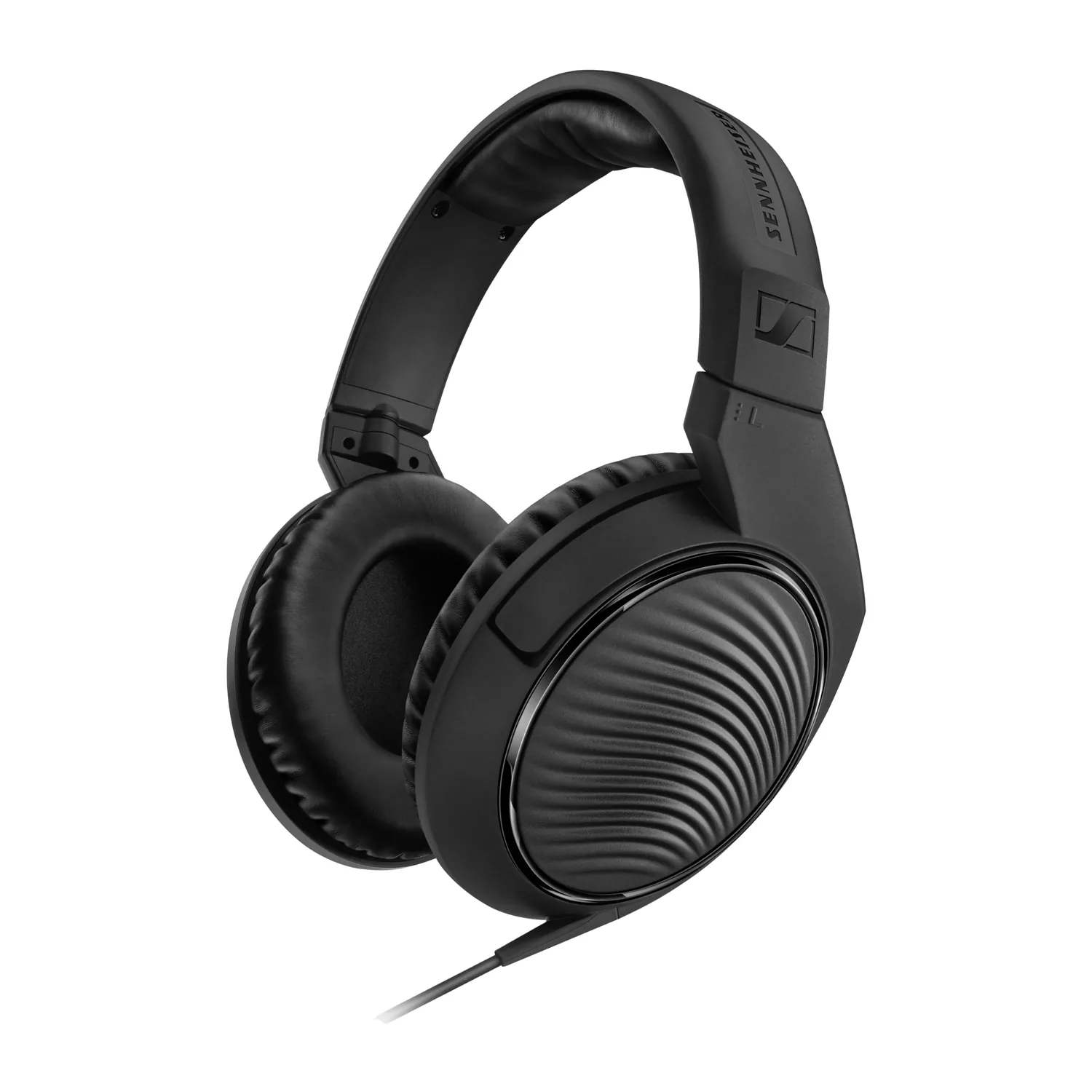 Sennheiser HD 200 PRO Studio Headphones: The HD 200 PRO headphones at an angle.