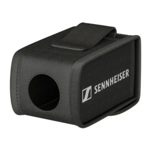 Sennheiser EW-DP SKP Pouch: The EW-DP SKP Pouch from the side, showing its open XLR end.