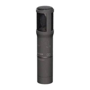 Sennheiser MKH 8030 Figure-8 Condenser Microphone: The MKH 8030 from the side, with its pattern markings.