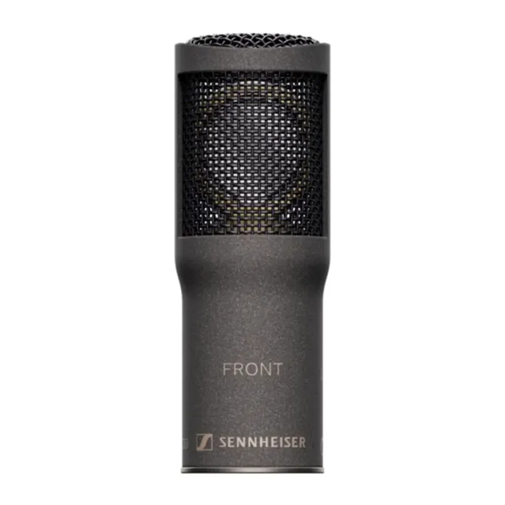 Sennheiser MKH 8030 Figure-8 Condenser Microphone: The MKH 8030 head alone, from the front.