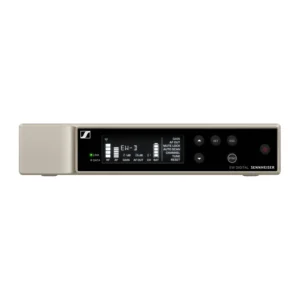 Sennheiser EW-D EM Digital Half-Rack Receiver: The EW-D EM half-rack receiver from the front.