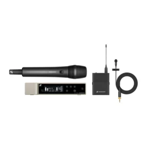 Sennheiser EW-D ME2/835-S SET Digital Wireless Combo Set: The EW-D EM receiver, the SK bodypack with the ME 2, and the SKM-S handheld with the MMD 835.