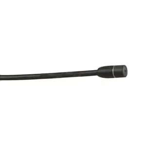 Sennheiser MKE 2 Gold Subminiature Omni Lavalier: The black MKE 2 Gold capsule on its cable.