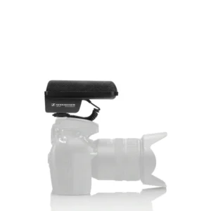 Sennheiser MKE 440 Stereo Camera Microphone: The MKE 440 mounted on a camera.