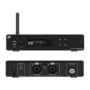 Sennheiser XSW IEM Wireless In-Ear Monitor Set: The SR stereo transmitter from the front and the back.