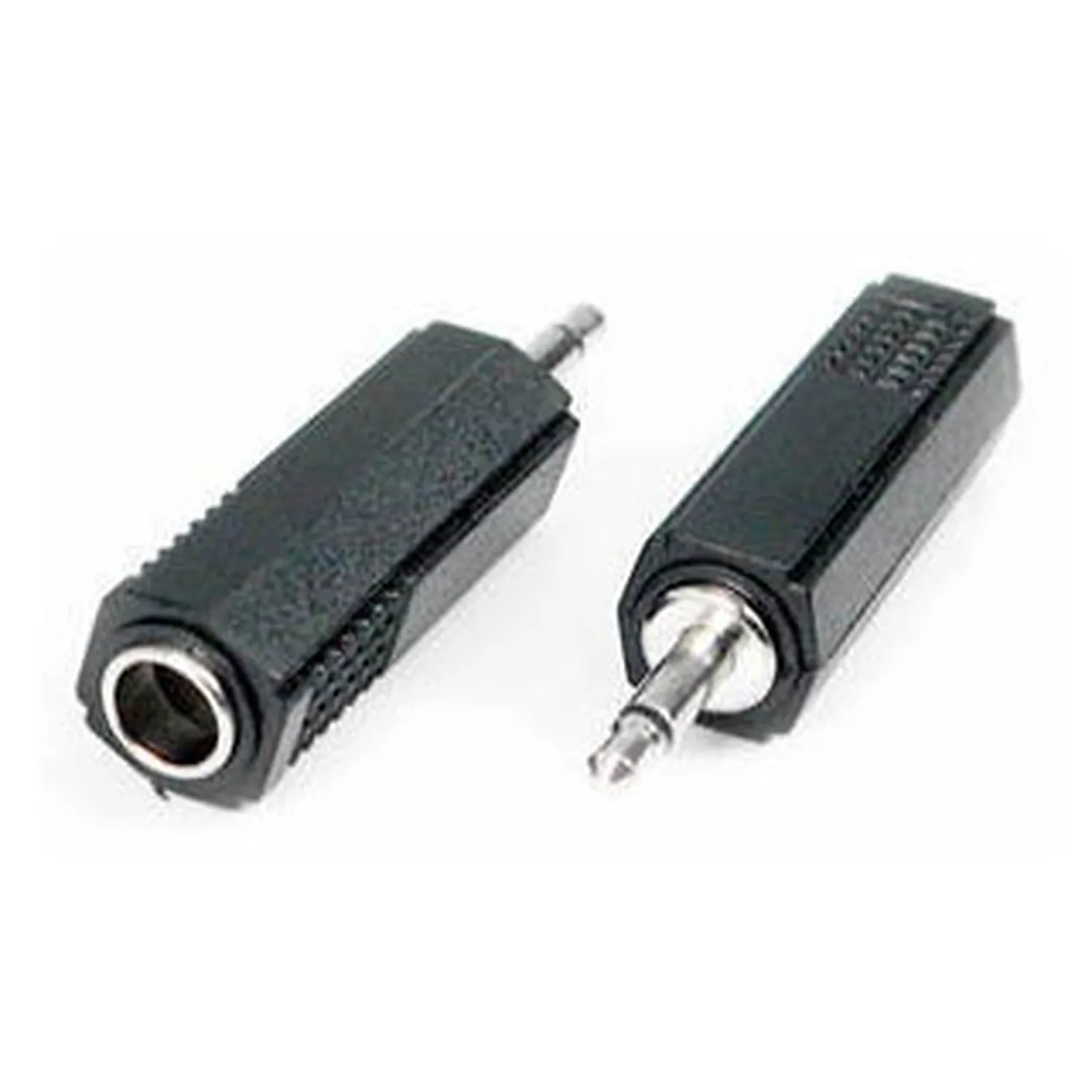 Remote Audio APP09 1/4 in TS Jack to 3.5mm TS Plug: The adapter's 1/4 in TS jack and 3.5 mm TS plug ends.
