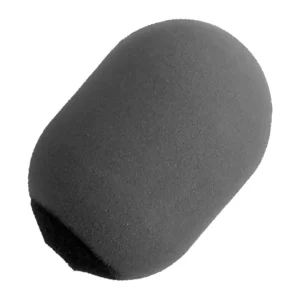 Shure A81WS Large Foam Windscreen: The gray A81WS foam windscreen.