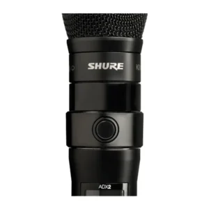 Shure AD651B Talk Switch: The AD651B fitted between a cartridge and an ADX handheld transmitter.