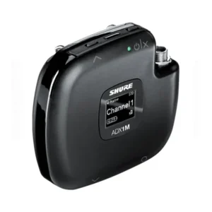 Shure ADX1M Axient Digital Micro Bodypack Transmitter (G57): The ADX1M at an angle.