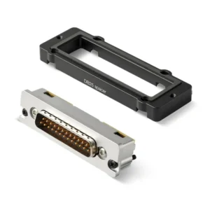 Shure ADX5BP-DB25 DB25 Backplate for ADX5D: The ADX5BP-DB25 backplate with its 25-pin connector, beside its spacer plate.