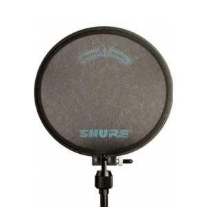 Shure PS-6 Popper Stopper Pop Filter: The PS-6 pop filter screen on its gooseneck.