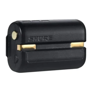 Shure SB900B Rechargeable Battery: The SB900B battery with its gold charging contacts.