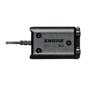 Shure SBC-DC-903 DC Adapter Battery Eliminator for SLXD5+: The SBC-DC-903 battery eliminator with its power cable.