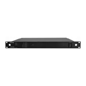Shure UA845UWB Antenna Distribution System: The UA845UWB front panel, with its band selector and power switch.