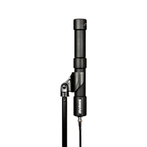 Shure UA860SWB Omnidirectional Antenna: The UA860SWB antenna on a stand mount, its cable running down.