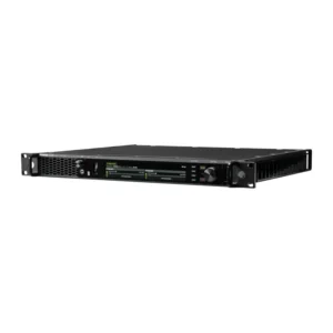 Shure ADTD Axient Digital PSM Dual Wireless Transmitter: The ADTD front panel at an angle, with its color display.