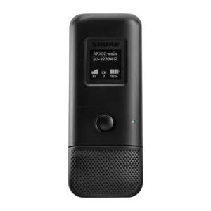 Shure MXW6X Boundary Microphone for MXW neXt 2: The MXW6X from above, with its display and mute button.
