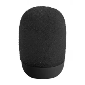 Shure Snap-Fit Windscreen for UniPlex UL4 Lavalier (3-Pack): A black snap-fit windscreen.