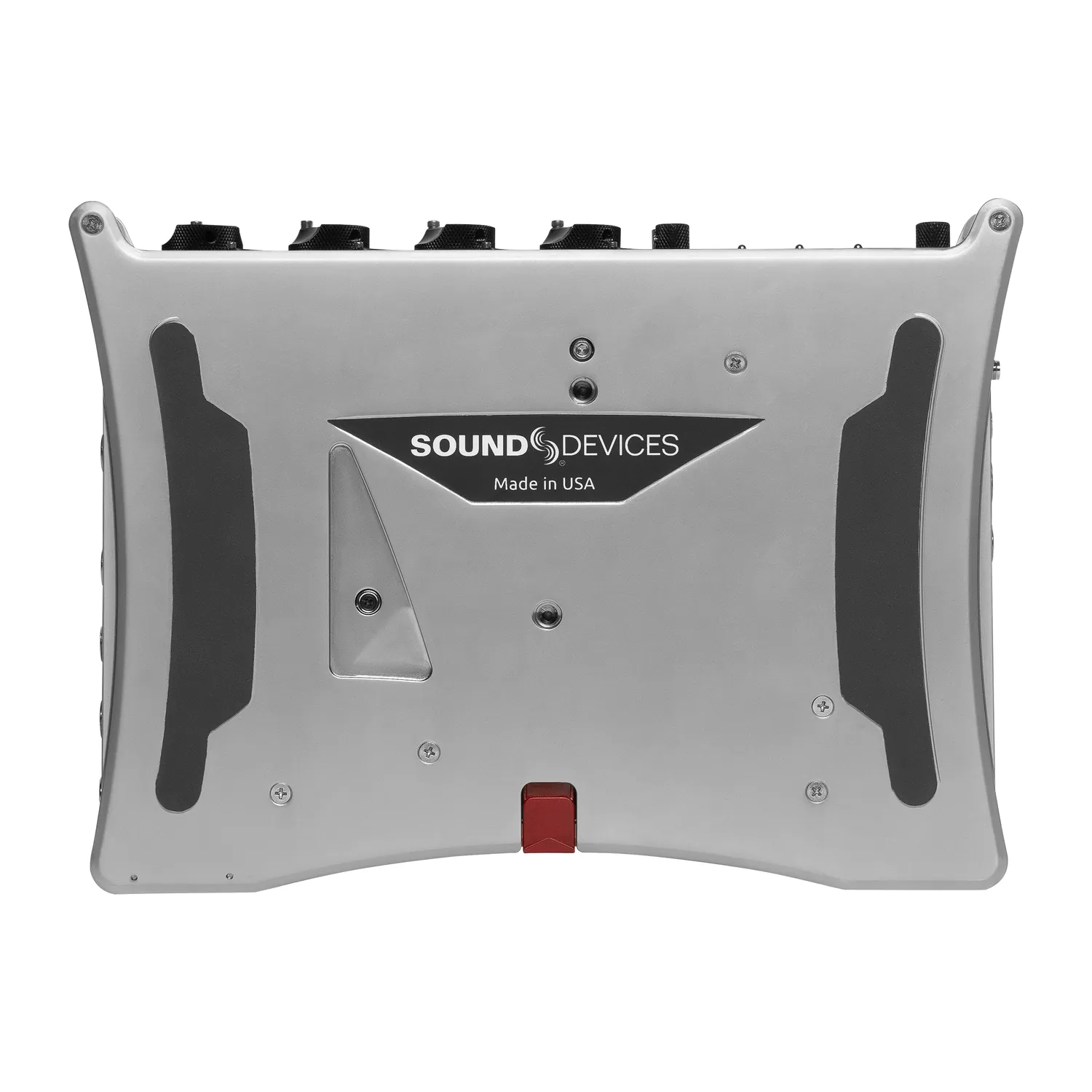 Sound Devices 888 Portable Mixer-Recorder: The bottom panel.
