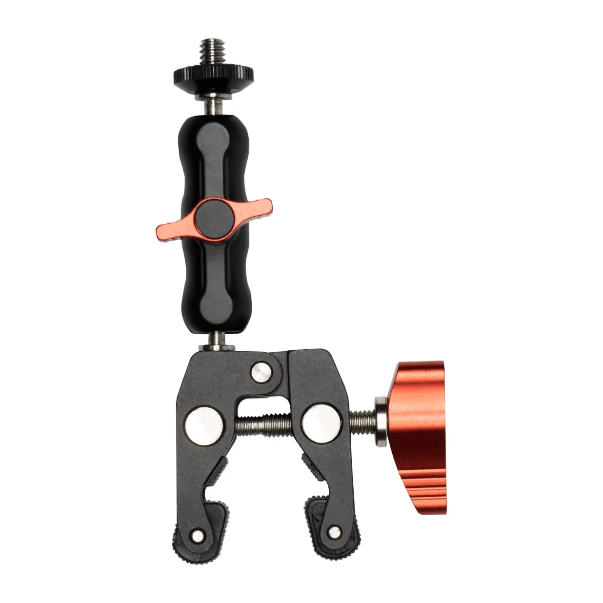 Sound Devices A20-Monarch Wideband Omnidirectional Antenna: The clamp and articulating arm.