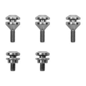Sound Devices A20-QuickDock Pegs Mounting Kit for 8-Series: The three long and two short mounting pegs.