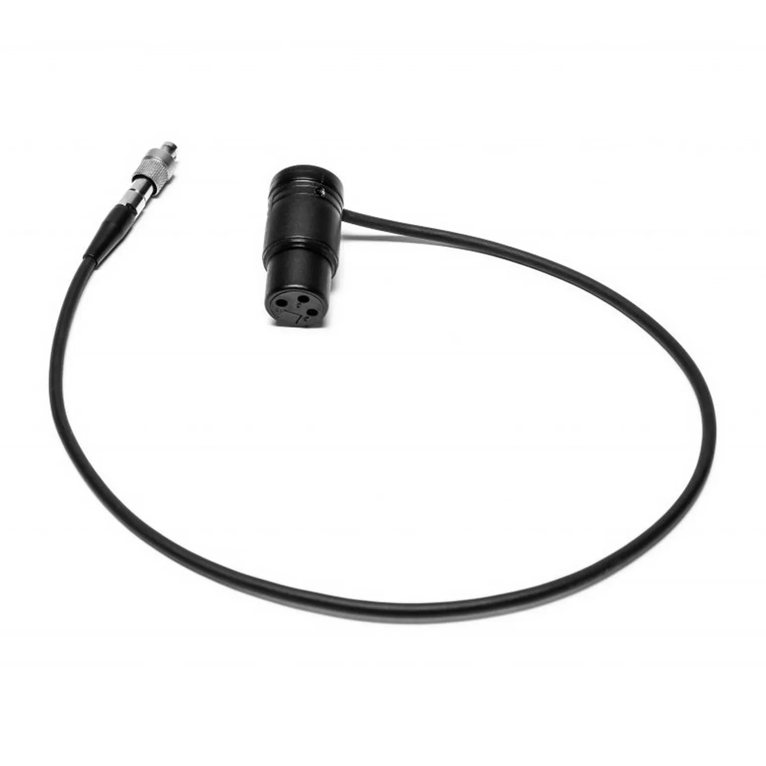 Sound Devices AC-BALXLR-4 3-Pin LEMO to XLR Female Cable: The cable with its 3-pin LEMO plug and XLR female connector.