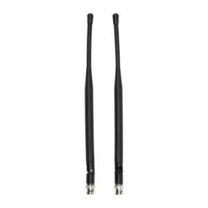 Sound Devices A-VHF-Dipole-BNC VHF Dipole Antennas (Pair): The two black dipole antennas with their BNC connectors.