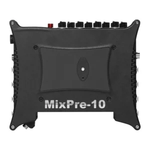 Sound Devices MixPre-10 II Multitrack Recorder and USB Audio Interface: The top panel with the MixPre-10 badge.