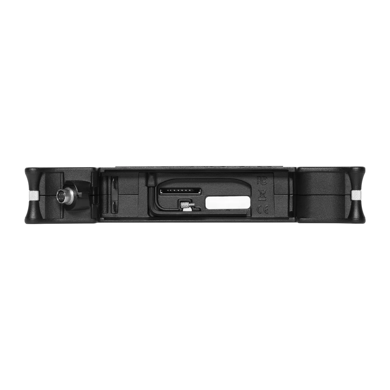 Sound Devices MixPre-10 II Multitrack Recorder and USB Audio Interface: The rear panel with its battery sled fitted.