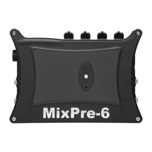 Sound Devices MixPre-6 II Multitrack Recorder and USB Audio Interface: The top panel with the MixPre-6 badge.