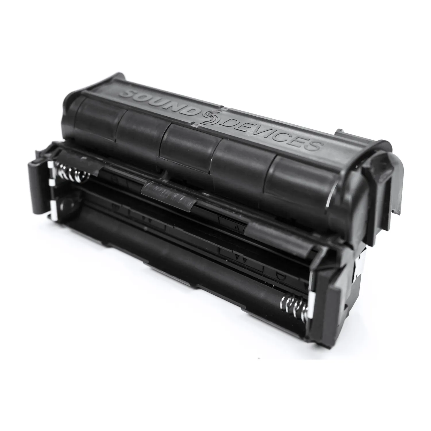 Sound Devices MX-8AA AA Battery Sled for MixPre: The sled with its eight AA battery bays.