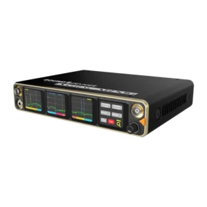 Sound Devices Astral ARX16 Digital Wireless Receiver: The ARX16 at an angle from the right, with its front panel display.