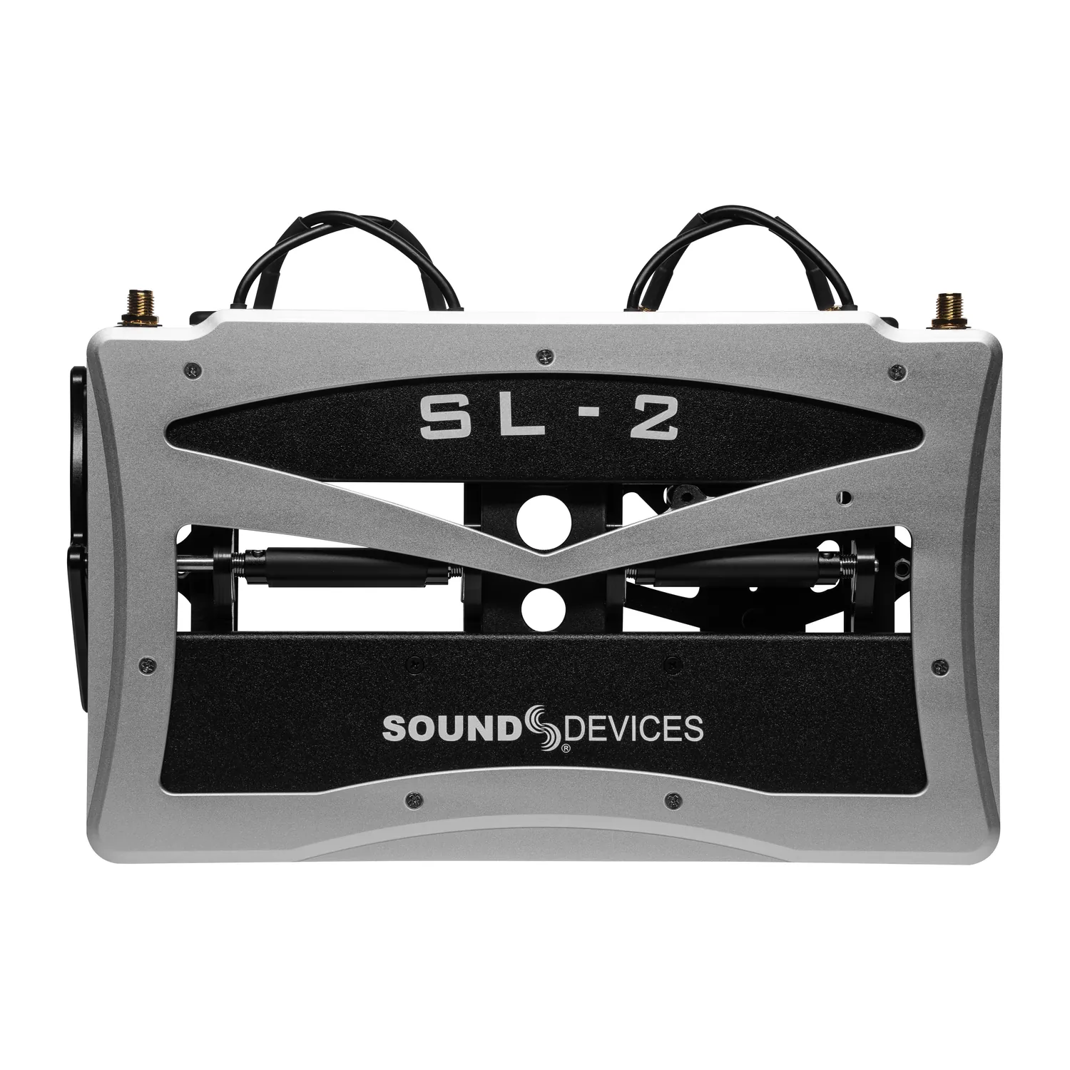 Sound Devices SL-2 Dual SuperSlot Wireless Module for 8-Series: The top of the SL-2 with its SL-2 badge.