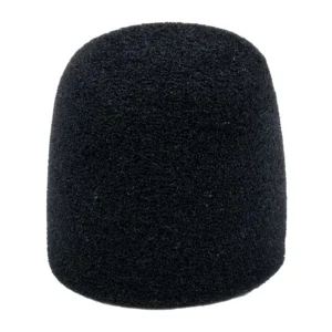 Sound Devices CD1 Replacement Foams: A black foam windscreen.