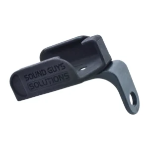 Sound Guys Solutions ZMT Boom Mount, black nylon boom mount from the side with its offset bracket.
