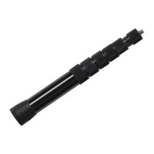 VDB Pocket-QT Microphone Boom Pole, collapsed, from its end cap to its top screw.
