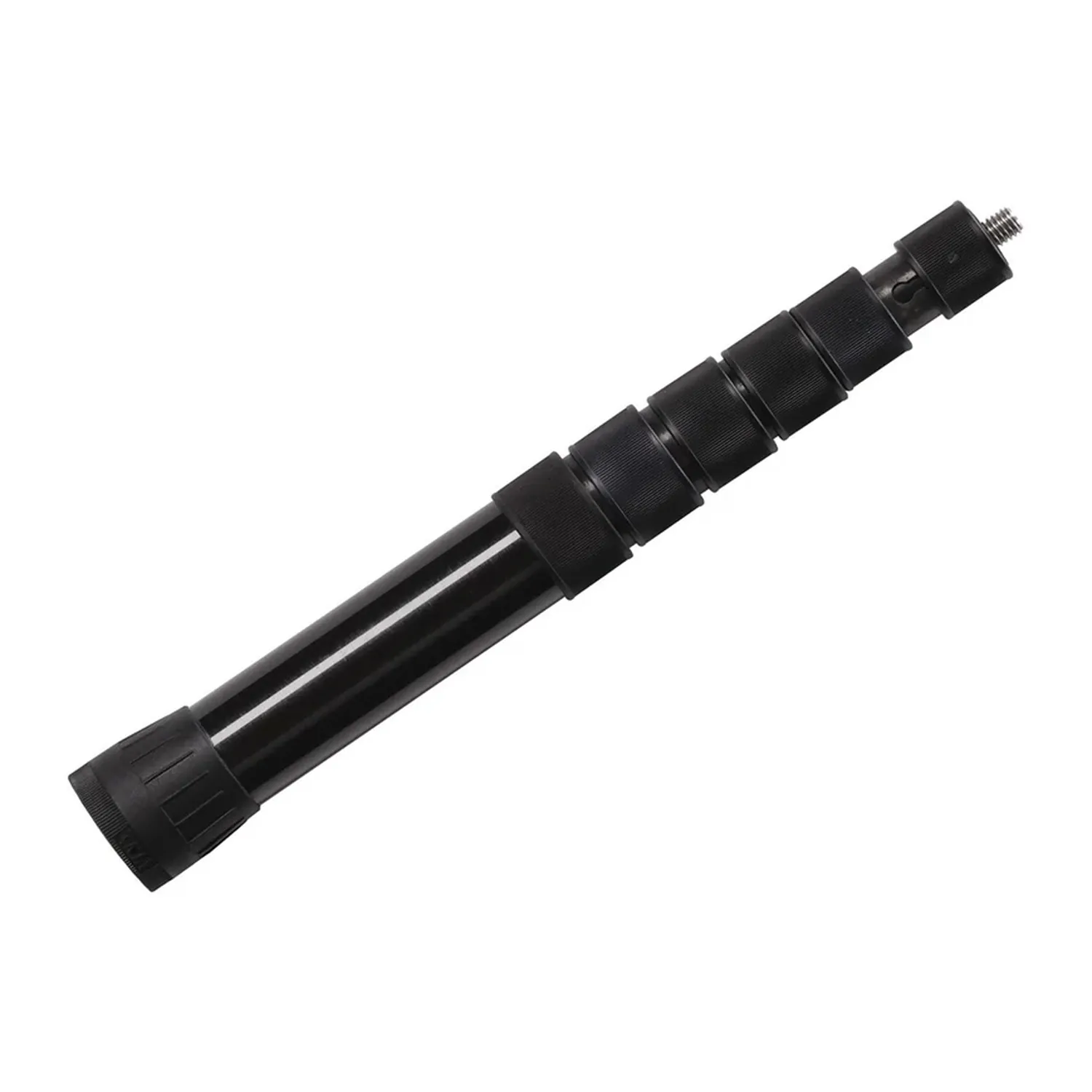 VDB Pocket-QT Microphone Boom Pole, collapsed, from its end cap to its top screw.