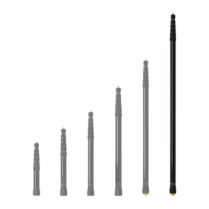 VDB XL-QT Microphone Boom Pole, XL-QT pole highlighted among the six QT poles, shown extended.