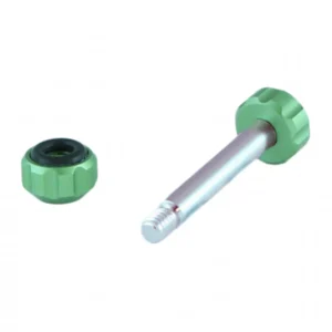 Viviana Hook Replacement Nut and Screw (Green): the green screw and nut.