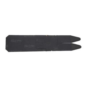 Viviana Straps Extreme Calf - Black: a black calf strap laid flat.