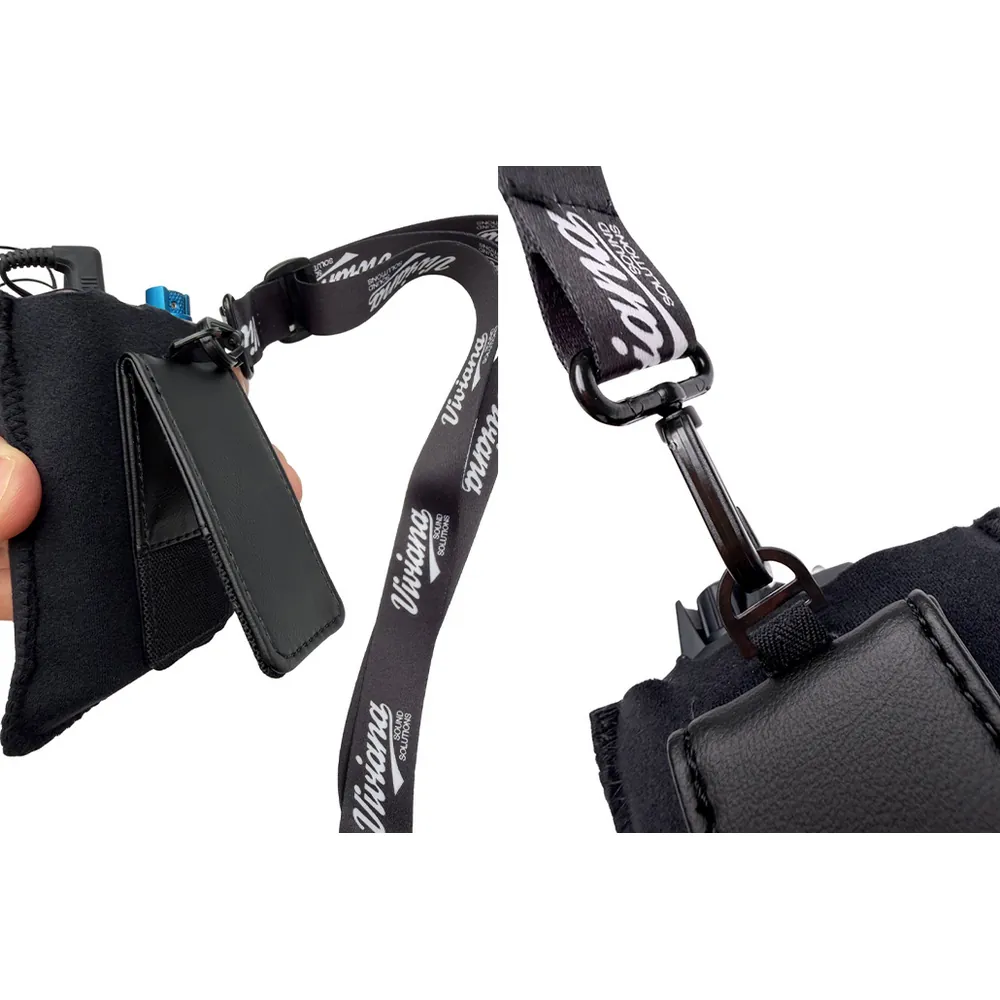 Viviana VSSIEMGTBK IFB/IEM Pouch with Magnetic Clip: the pouch with a receiver inside.