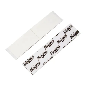 Viviana Tape Clear Double-Sided Lav Mic Strips: a strip holding a lav mic.