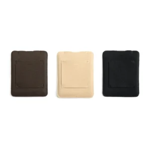 Viviana Belt Puffy Pouches: pouches in brown, beige, and black.