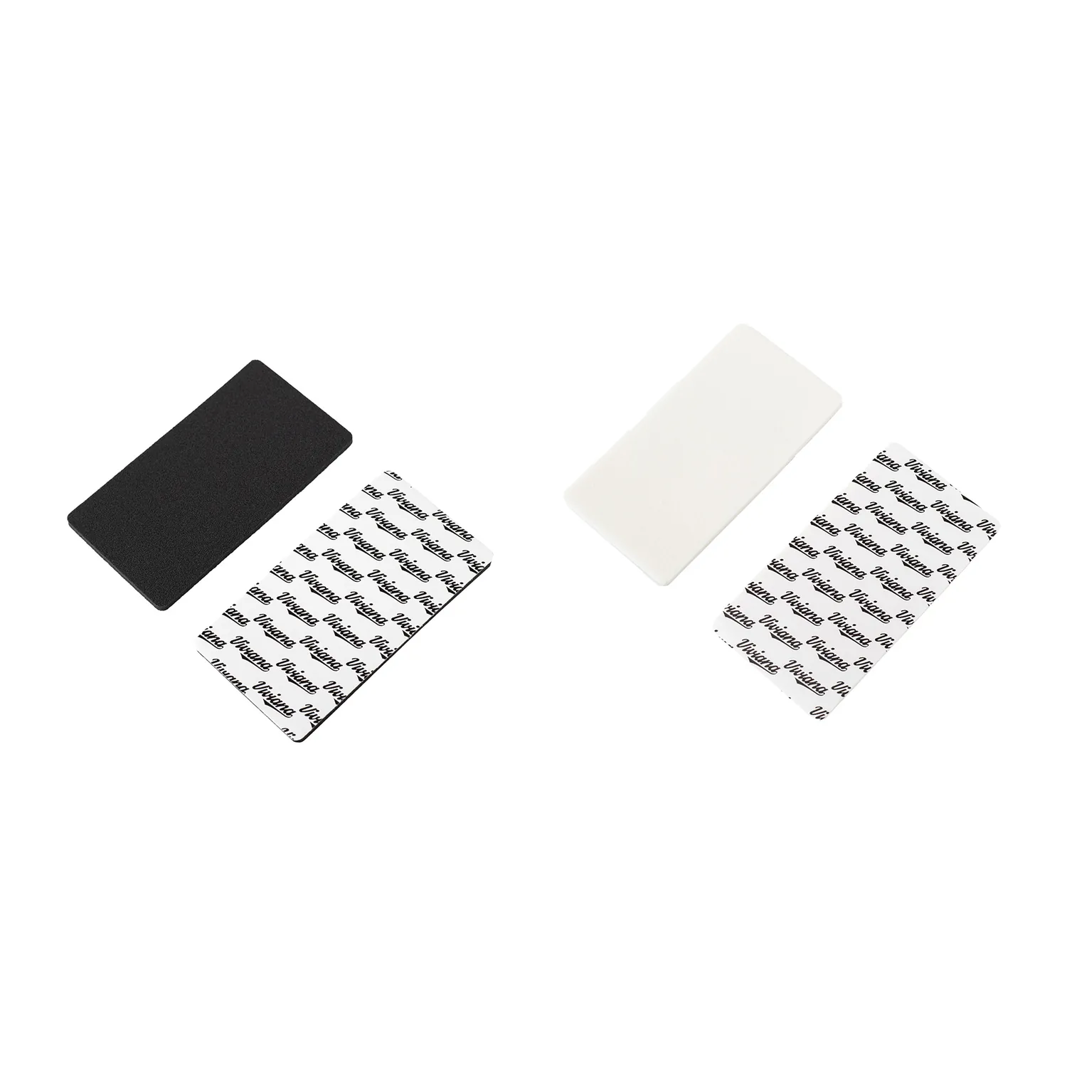 Viviana Pad XL (Pack of 2): black and white pads with their backing.