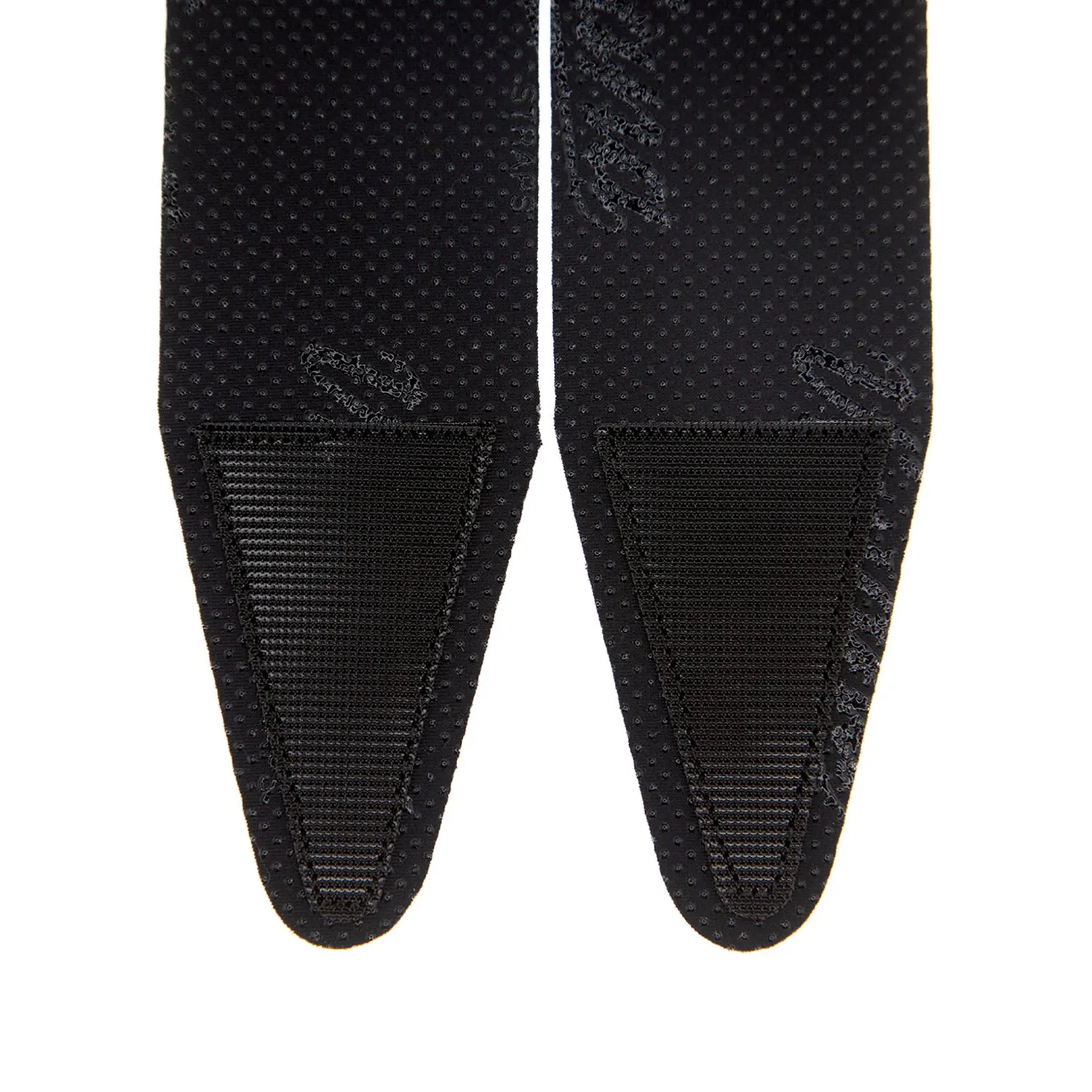 Viviana Straps Extreme Thigh with Double Split Velcro: black thigh strap with double split velcro.